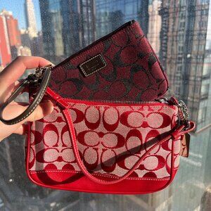 Coach bag + wristlet